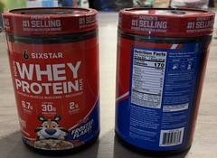 SixStar Whey Protein Plus-Frosted Flakes Flavor-Set of 2 Containers-BB 7/2028