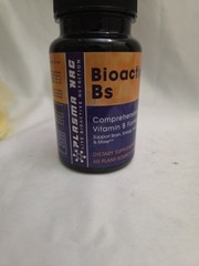 Bioactive Bs Comprehensive Vitamin Formula B Dietary Supp, 60 Plant-S Capsules