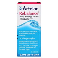 Artelac Rebalance Drops, 0.3 Fl Oz