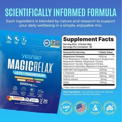 Value!! -MAGICRELAX Calming Sparking Mix 8-in-1 Magnesium KSM-66 Ashwagandha ..