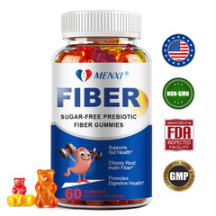 Fiber Gummies Sugar Free, Supports Digestive Health & Supports Regularity