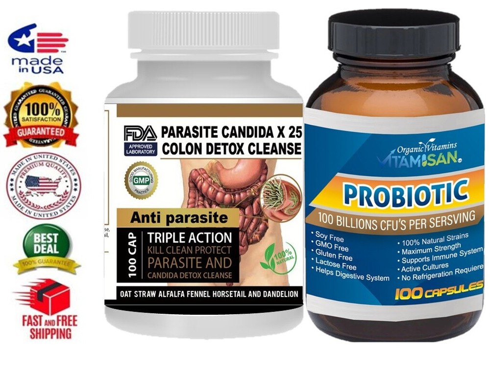Remove Parasite – ANTI PARASITE COMPLEX & CANDIDA AWAY Body Cleanse kit