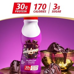 Indulgence Shake, Decadent Dark Chocolate, 30g Protein, 11.5 Fl Oz, 12 Ct