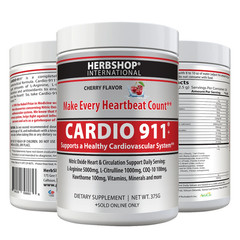 Cardio 911 Nitric Oxide Circulation Support & Workout Enhancement Powder 2 types