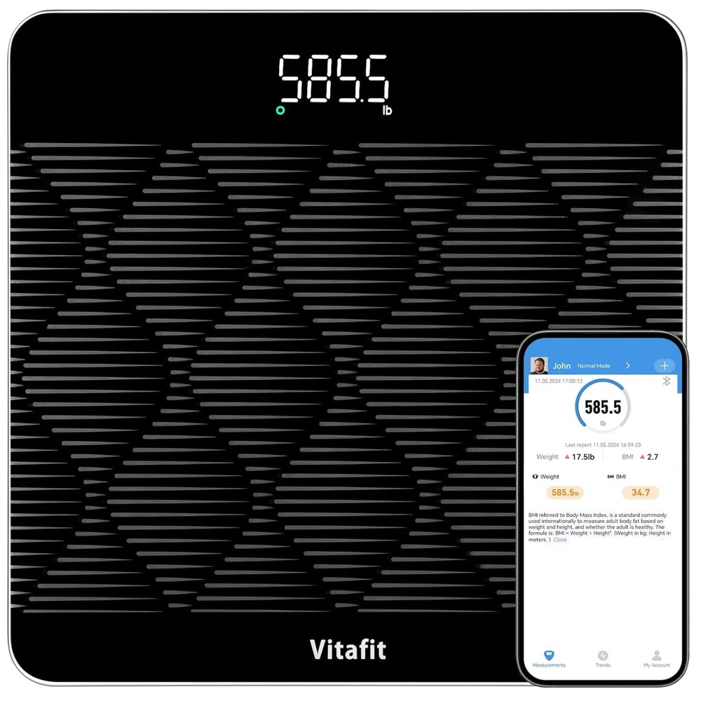 High Accuracy 660lb Weight Scale, Bright LED Display