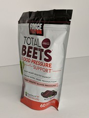 Force Factor Total Beets Blood Pressure Support, Beet Root Supplement Soft Chews