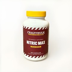 CrazyBulk NITRIC MAX Pre Workout Supplement Nitric Oxide Booster Crazy Bulk NEW