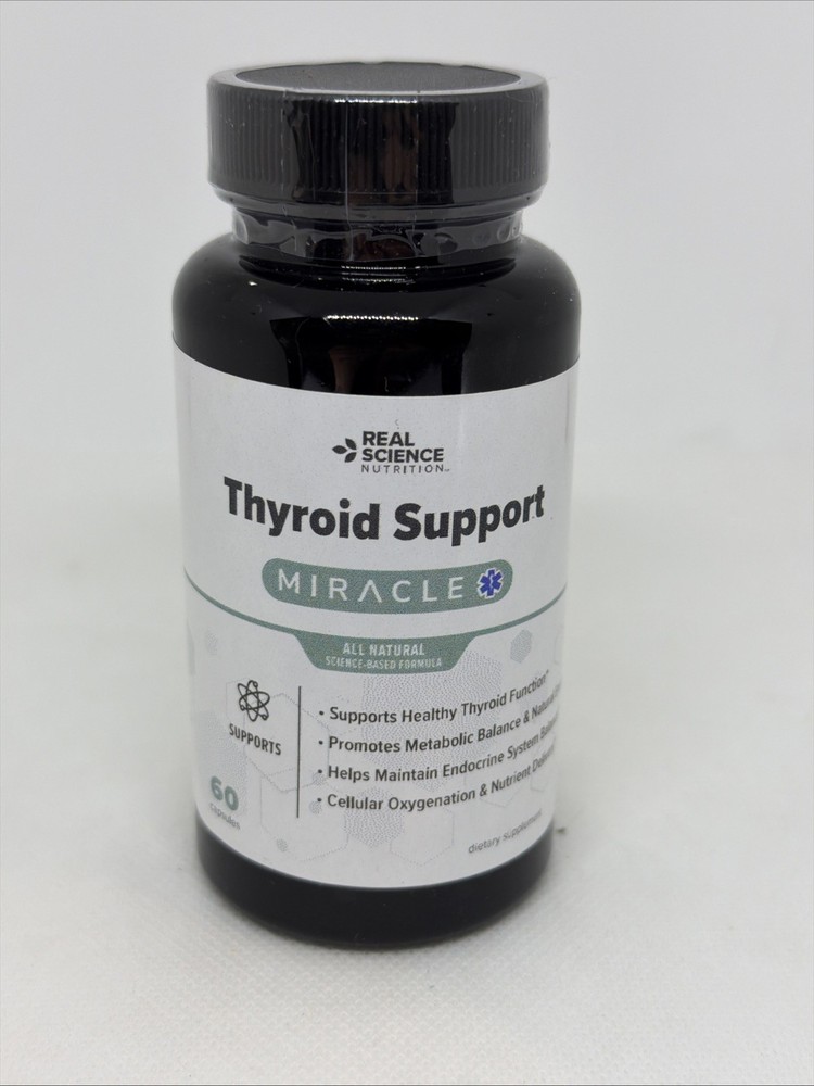 Thyroid Support Supplement Natural Thyroid Complex Metabolism Energy USA 60 Caps