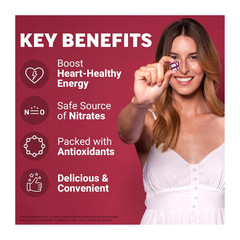 Force Factor Total Beets Blood Pressure Support, Beet Root Supplement Soft Chew