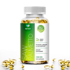 2 Bottles Saw Palmetto 1000MG Capsules Prostate Health Mens Health 240 Softgels