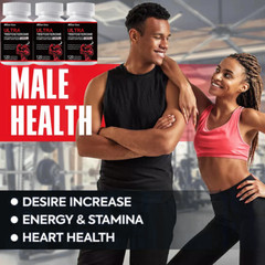 #1 Testosterone Booster Monster Test Caps, T Boost 120 Capsules Male Enhancement