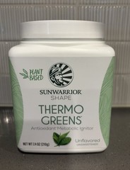 Sunwarrior Shape THERMO GREENS Antioxidant Metabolic Ignitor Unflavored Exp 7/27