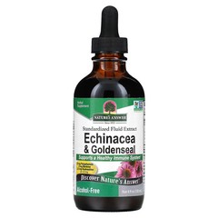 2 X Nature’s Answer, Echinacea & Goldenseal, Alcohol-Free, 4 fl oz (120 ml)