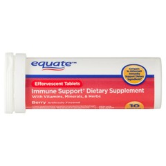 Equate Immune Support Effervescent Tablets, Berry, 10 Count