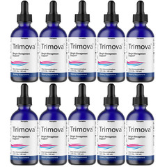 Trimova- Weight Management Support Drops, Fat Burning Liquid- 10 Bottles