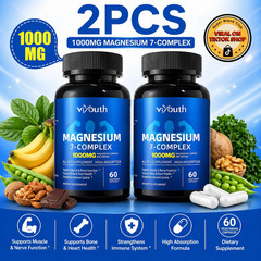 Viyouth Magnesium 7 Complex – Supports Sleep & Bone Health – 120ct