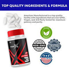 Titan X – Male Pills to Boost Performance and Endurance 60 Capsules