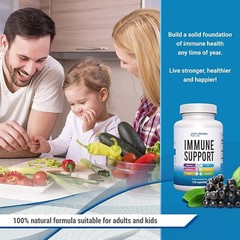 Puregen Labs Immune Support * Powerful 6 in 1 Supplement Blend * 120 Capsules