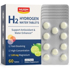Molecular H2 Hydrogen Water Tablets 16 PPM Hydrogen Tablets for Drinking Wat…