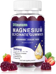 2 Pack -Magnesium Glycinate Gummies with L-Threonate, Vitamin B6. EXP- 09/2027