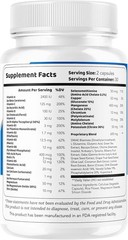 NerveFlow Nerve Support Supplement Capsules Neuropathy Natural 1 Pack 60Ct