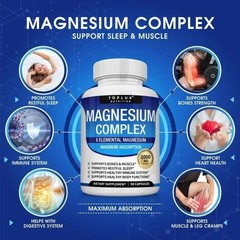 NEW Magnesium Complex 8 Essential Magnesium Supplement Fitness Edible IMMUNITY