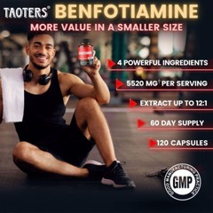 Benfotiamine,4 IN 1 Capsules – Supports Healthy Blood Circulation & Blood Flow