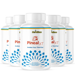 Pineal XT- Nerve & Brain Support- 5 Bottles- 300 Capsules