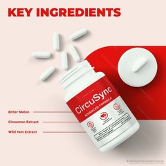 Circusync Capsules, Healthy Circulation & Blood Support Supplement – 3 Pack