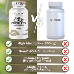 Odorless Garlic – Superfood – Supplement for Cardiovascular System – 60 Softgels
