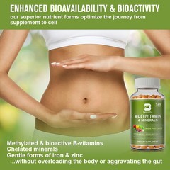 Best Multivitamin Highest Potency Daily Vitamins & Minerals Supplement 60 Caps