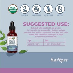 MaryRuth’s Organic Lymphatic Support – Echinacea & Elderberry Drops – Vegan – 30