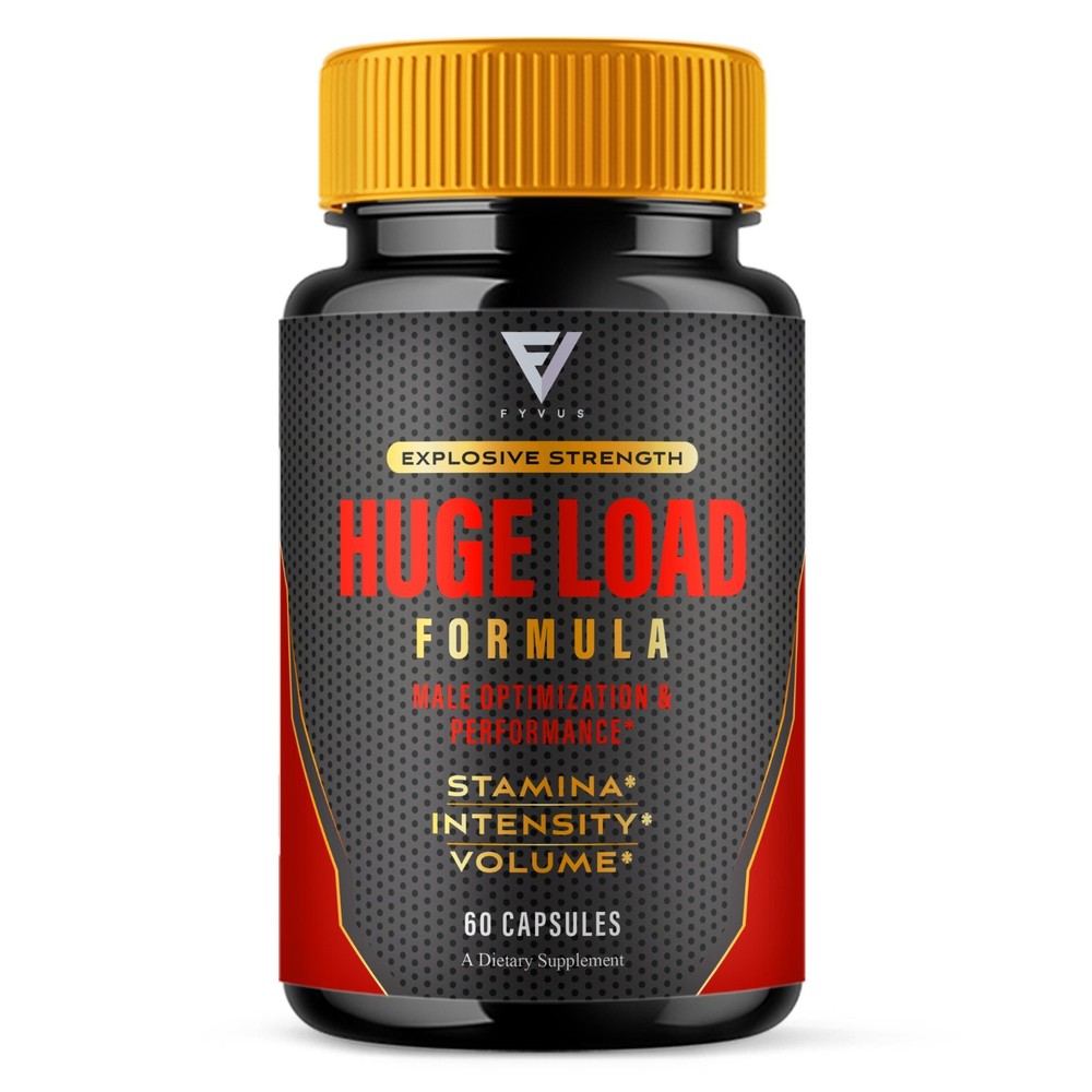 Huge Load Advanced Formula, HugeLoad Male Support Pills (60 Capsules)