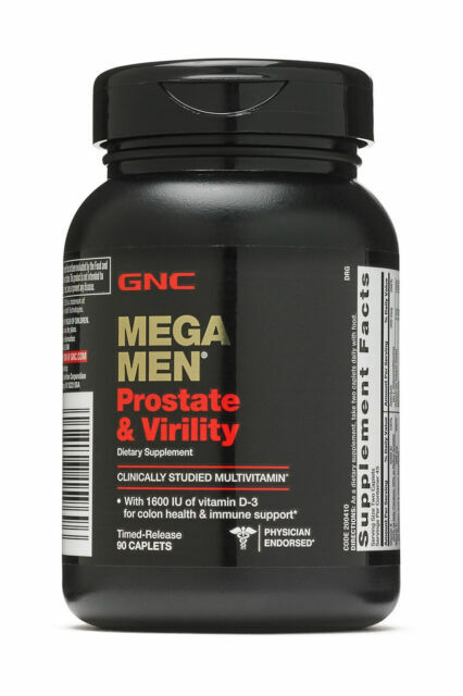 GNC Mega Men Prostate and Virility Multi Vitamins – 90 Caplets