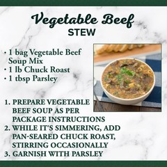 Bear Creek Soup Mix, Vegetable Beef, 8.1 Ounce (Pack of 1), Beef