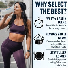 Pescience Select Protein Powder, Whey and Casein Blend, Lean Protein Powder for