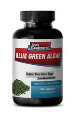 Improves Memory – Organic Blue Green Algae 500mg stem cell 1 Bottle 60 Capsules