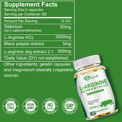 Nitric Oxide Booster Supplement for Blood Circulation and Flow,Endurance/Energy