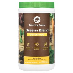 2 X Amazing Grass, Greens Blend Superfood, Chocolate, 1.06 oz (480 g)