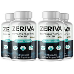 Zeriva- Prostate Support- 4 Bottles- 240 Capsules