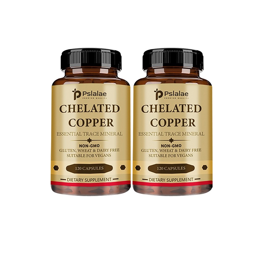 Chelated Copper 240pcs – for Collagen Production, Supports Connective Tissue