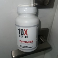 10X Health Optimize Multivitamin 90 Capsules Exp 07/26