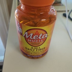 MetaMucil 3-IN-1 Daily Fiber Digestive Heart & Health 160ct ***EXP 09/2027
