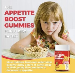 2 Nature’s Key Appetite Boost Gummies for Kids – Hawthorn Flavor – 120 Ct Each