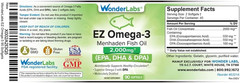 Atlantic Menhaden Fish Oil Omega-3 2000 Mg, Burpless, Made in the USA, Perfect B