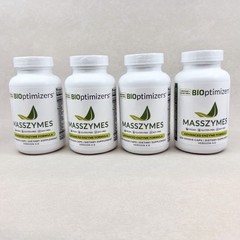 4 Pack Bioptimizers Masszymes 1k Caps Advanced Proteolytic Enzyme 4.0 SEALED