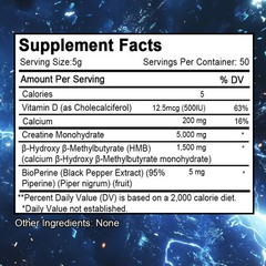 Creatine Hmb Creatine Supplement Boost Energy And Increase Strength 150-250 G