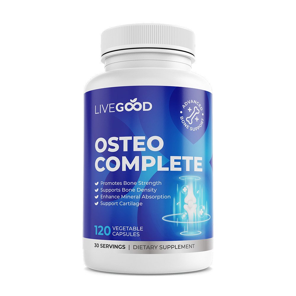 LiveGood Osteo Complete – Advanced Bone Support 120 capsules