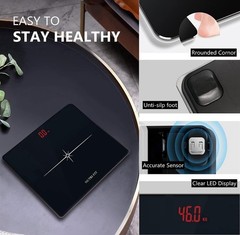Multi-Functional Digital Bathroom Scale with High Precision and Auto-Off Feature