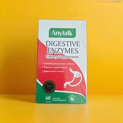 Digestive Enzymes Probiotics Supplement 60 Capsules Exp 04/2027 New Sealed